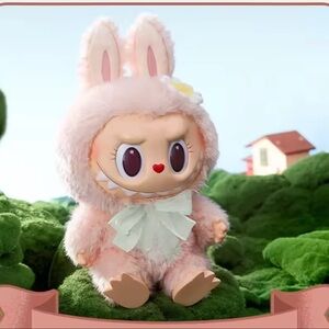 Fluffy Pink Bunny Action Figure
